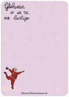 Postkarte Glühwein wie Tee
