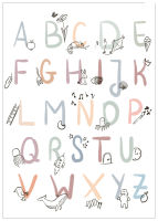 Postkarte ABC